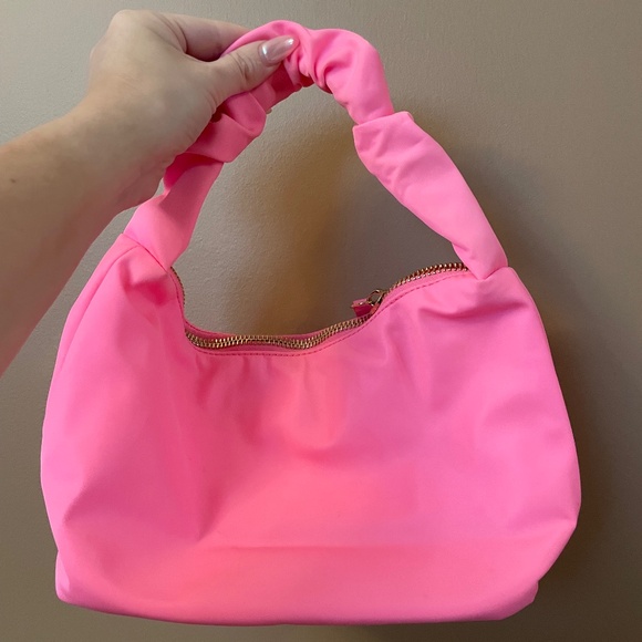 Stoney Clover Lane Bubblegum Scrunch Handle Bag - Picture 1 of 4